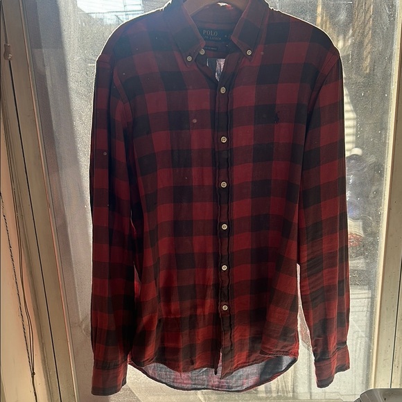 Polo Ralph Lauren Other - Polo by Ralph Lauren Men's Red and Black Plaid Shirt